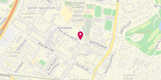 Plan de Pompes Funèbres Strypsteen, 26 place de la République, 59650 Villeneuve-d'Ascq