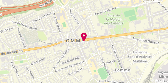 Plan de Pompes Funebres Bourrez - Lomme - Permanence Deces 24H/24, 743 avenue De Dunkerque, 59160 Lille