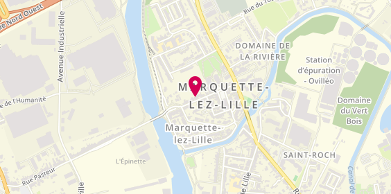 Plan de Pompes Funèbres Marquettoises, 40 Bis Rue des Martyrs de la Résistance, 59520 Marquette-lez-Lille