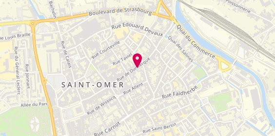 Plan de Pompes Funebres Humbert Bailleul, 133 Rue Dunkerque, 62500 Saint-Omer