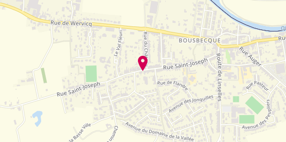 Plan de DURNEZ Guy, 105 Bis Rue Saint-Joseph, 59166 Bousbecque