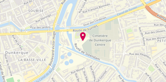 Plan de Maison Funéraire de Dunkerque, 12 Route Steendam, 59140 Dunkerque